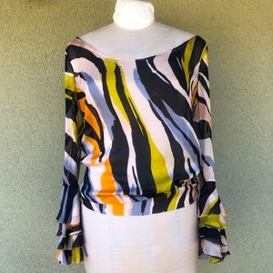 Moschino bohemian silk blouse